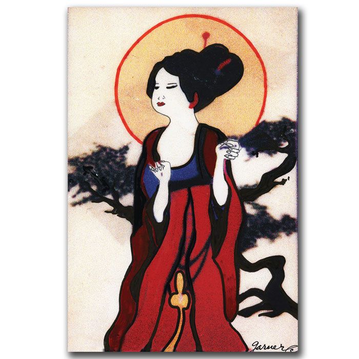 Trademark Art 30x47 inches "Japanese Woman" by Garner Lewis