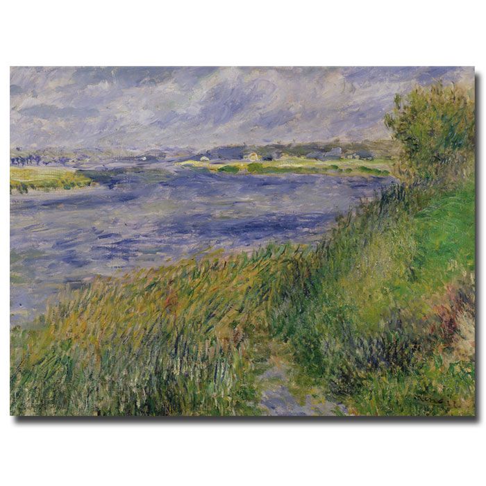 Trademark Art 26x32 inches Pierre Renoir "The Banks of the Seine