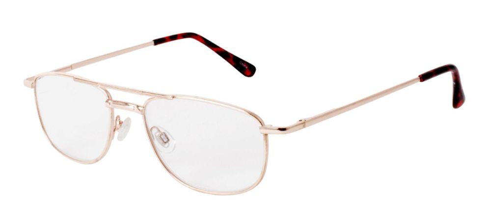 Icon Eyewear Men’s Aviator Reading Glasses Gold 1.25 at Kmart.com
