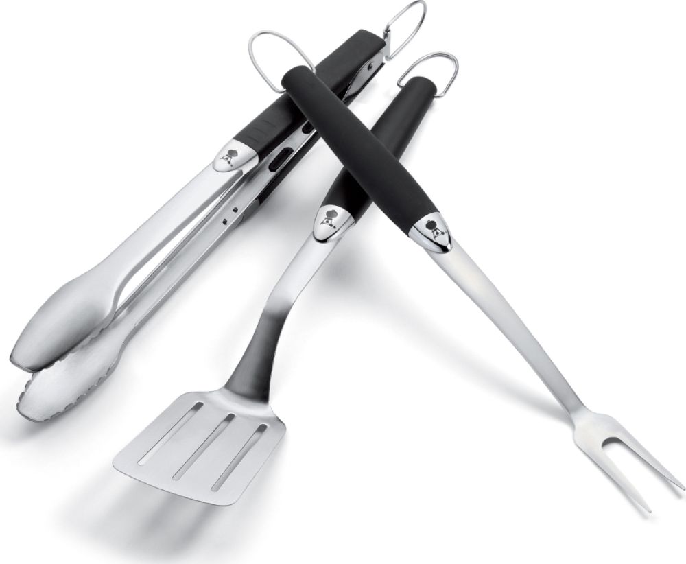 Weber Stainless Steel Three-Piece Barbecue