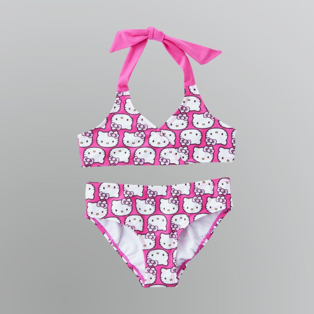 Hello Kitty Girl's Halter Bikini
