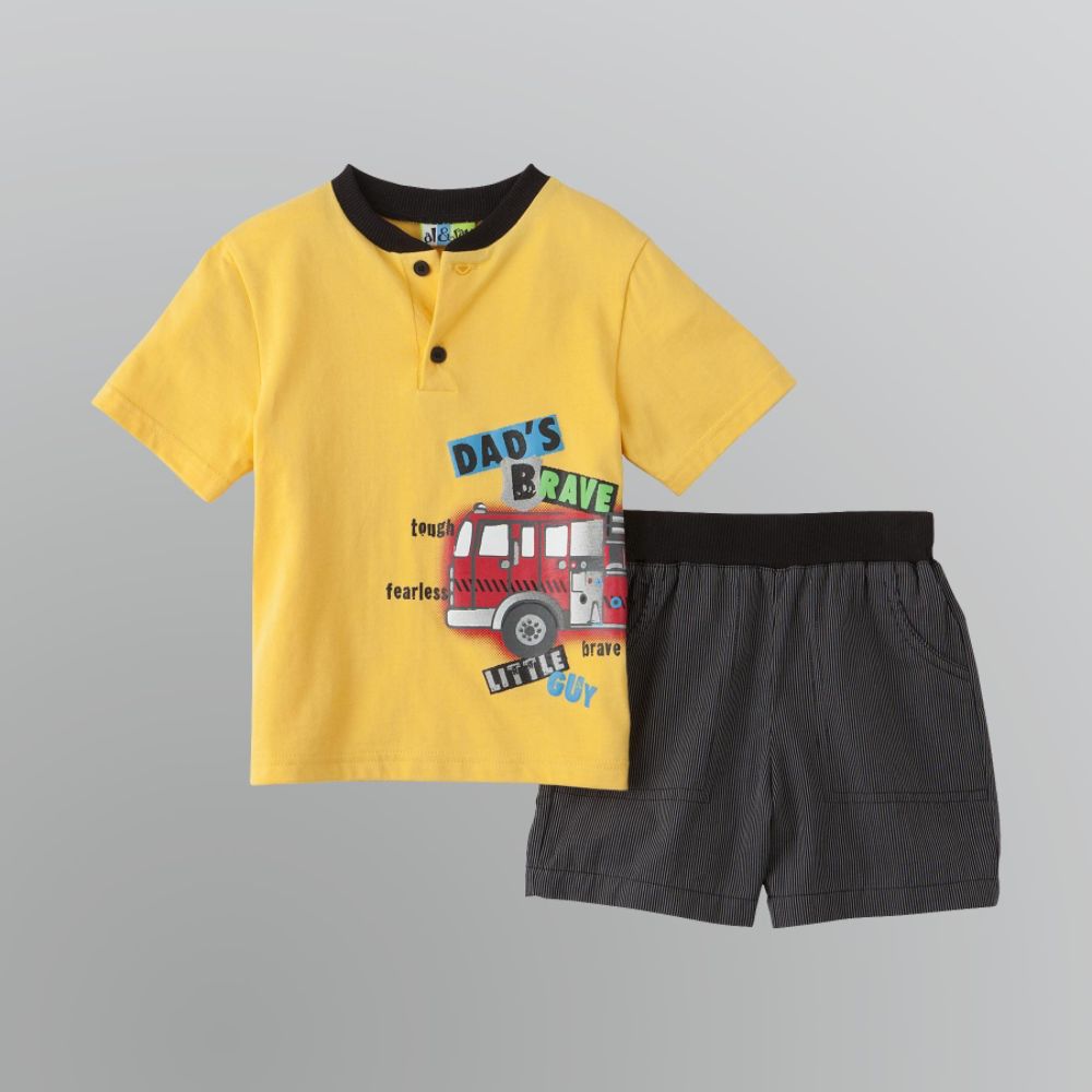 Al & Ray Infant and Toddler Boy's Shirt and Shorts Set