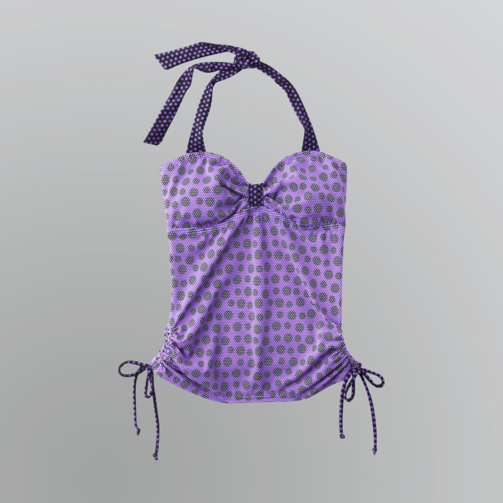 Joe Boxer Junior'sPlus Just Dotty Halter Tankini Top at Kmart.com