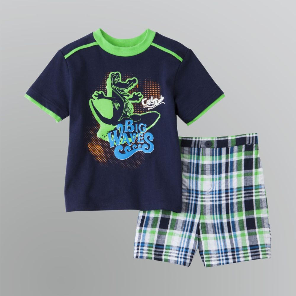 Al & Ray Infant and Toddler Boy's Surf Shirt and Shorts Set