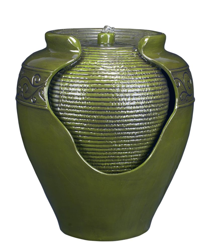 Garden Oasis Green Glazed Pot Fountain at Sears.com