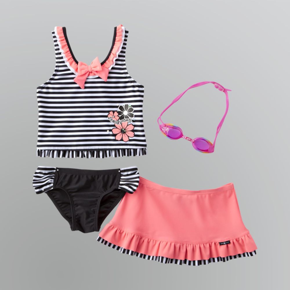 Zero Xposur Girl's All Aboard Tankini w/ Shorts at Sears.com