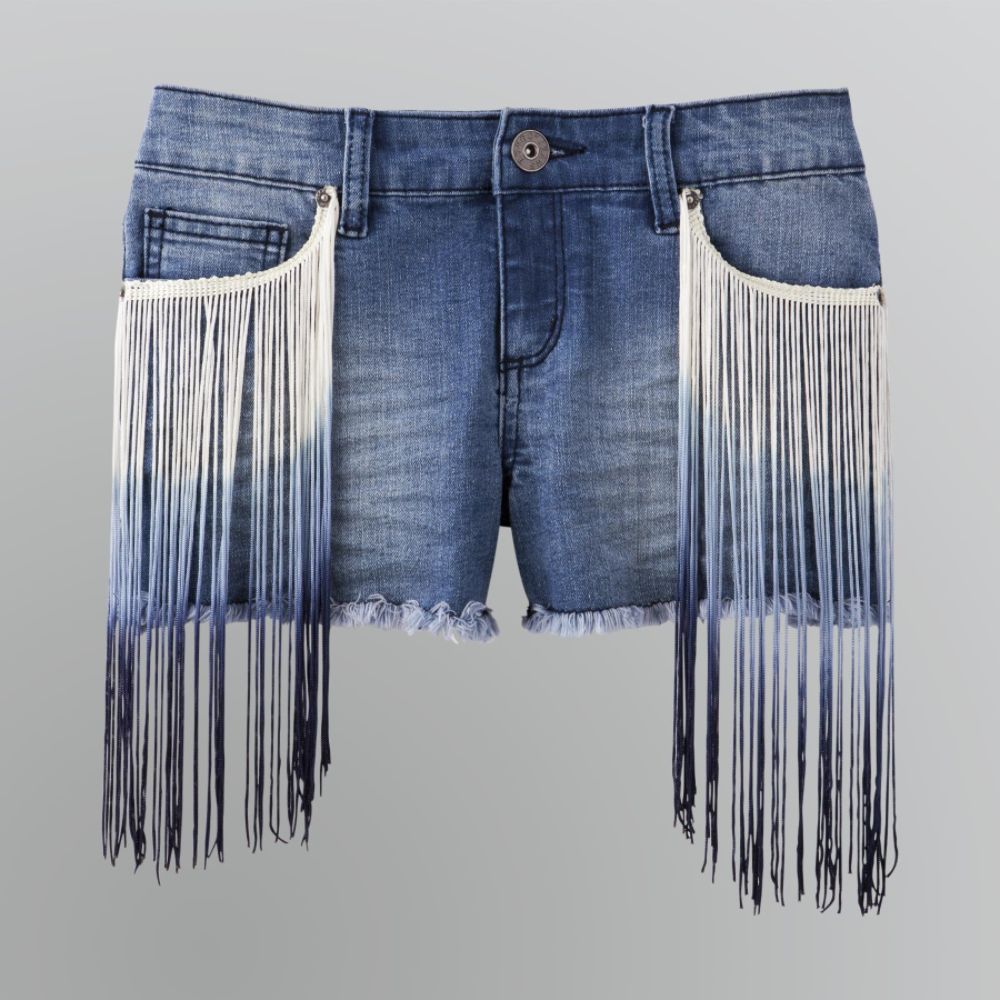 Bongo Junior's Fringe-Front Denim Shorts at Kmart.com
