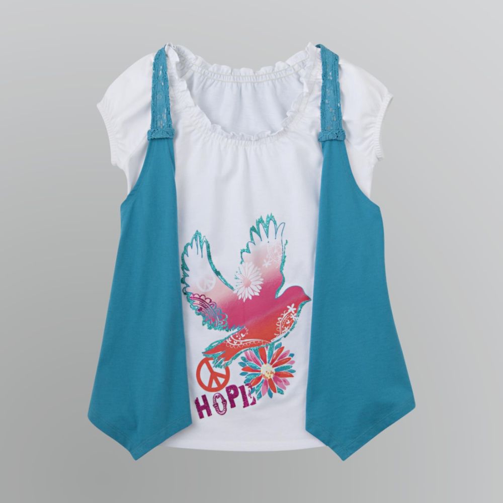 Canyon River Blues Girl's Dove Top and Vest Set at Kmart.com