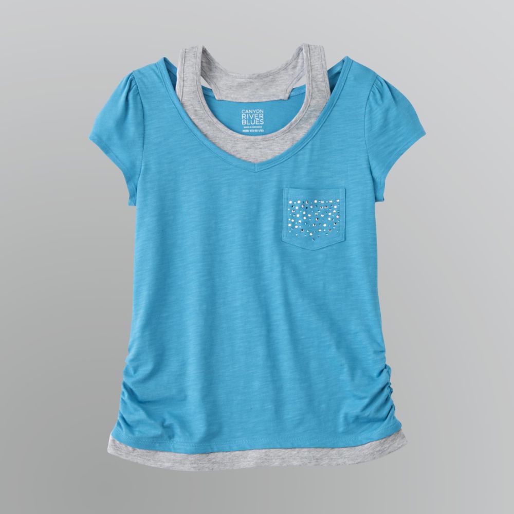 Canyon River Blues Girl's Plus Layered Look T-Shirt at Sears.com