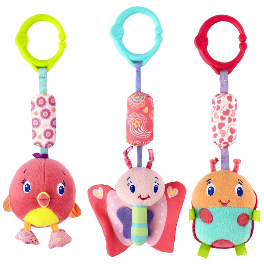 Bright Starts Chime Along Friends Pink
