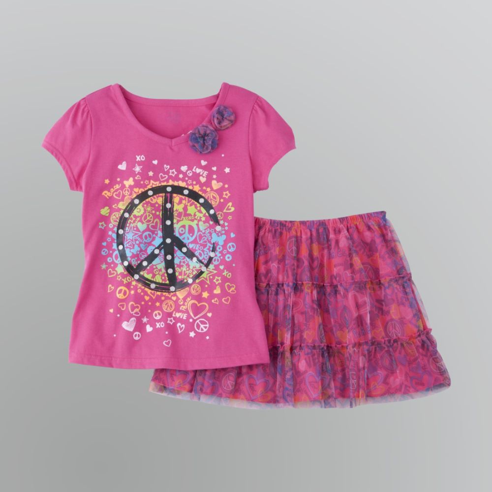 Piper Girl's Graphic T-Shirt and Skirt Set at Kmart.com