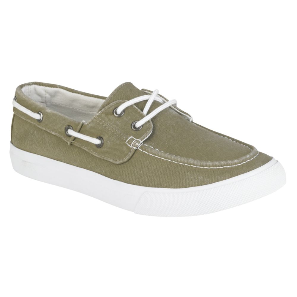 Thom McAn Men's Kabo Canvas Boat Shoe- Tan at Kmart.com