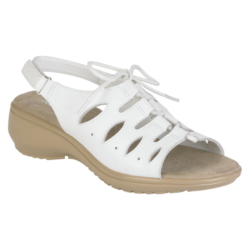 Cobbie Cuddlers Women's Michaelene Slingback Sandal Wide Width - White at Kmart.com