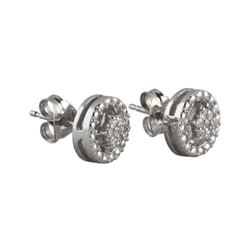 1/10cttw Diamond Earring Sterling Silver at Sears.com