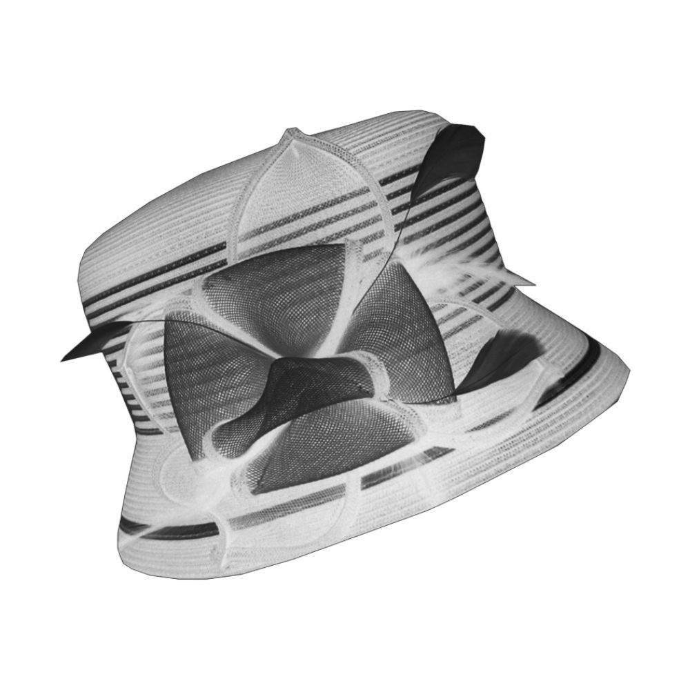 Trixie Womens Striped Cloche With