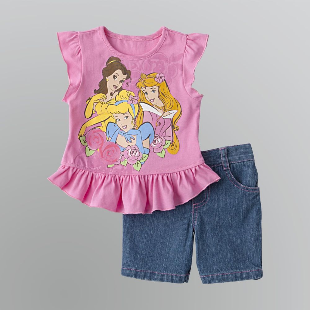 Disney Infant & Toddler Girl's Shorts Set - Princesses at Kmart.com