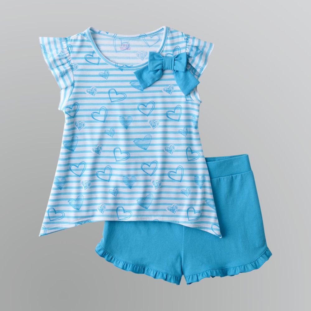 Piper Girl's Ruffle Sleeve Shirt & Shorts Set at Kmart.com