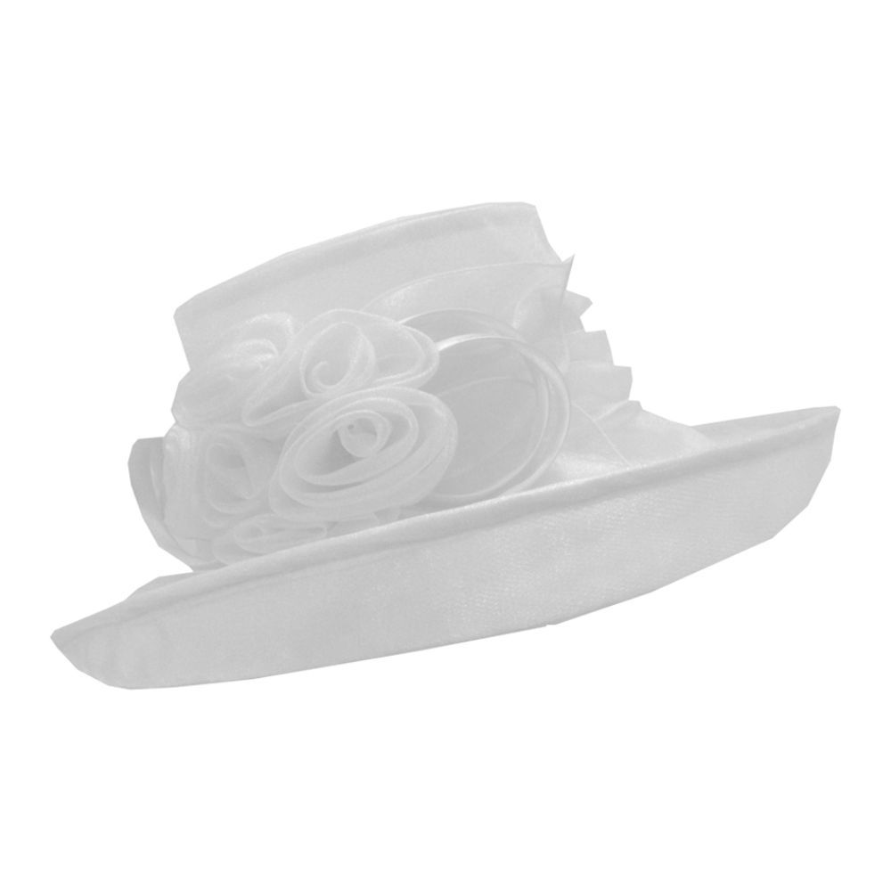 Trixie Womens Profile Hat Roses and Ribbons White at Sears.com