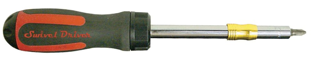 Mechanics Time Savers&nbsp; Off-Line Ratchet Swivel Screwdriver