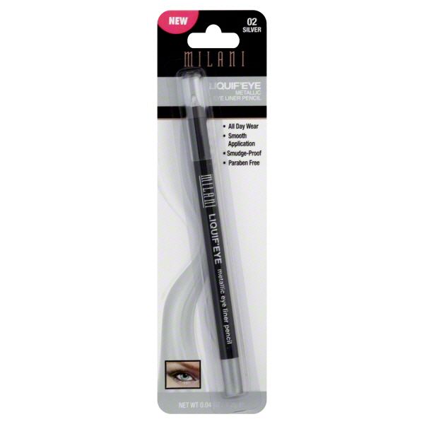 Milani Liquif'Eye Eye Liner Pencil, Metallic, Silver 02, 0.04 oz (1.2 g) at Kmart.com
