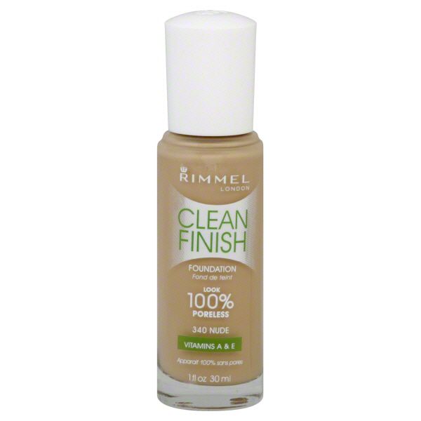 Rimmel Clean Finish Foundation, Nude 340, 1 fl oz (30 ml) at Kmart.com