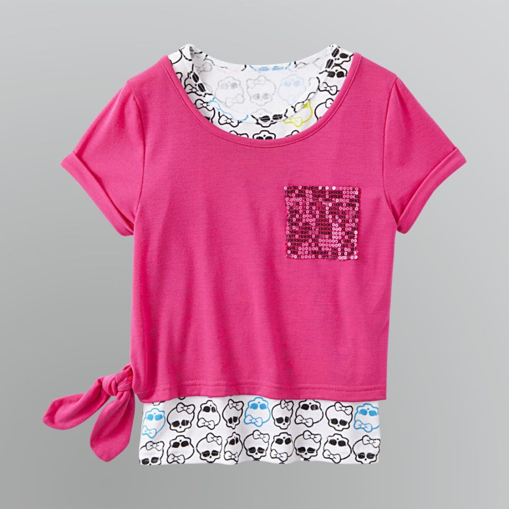 Monster High Girl's Skulls & Sequins Tee at Kmart.com