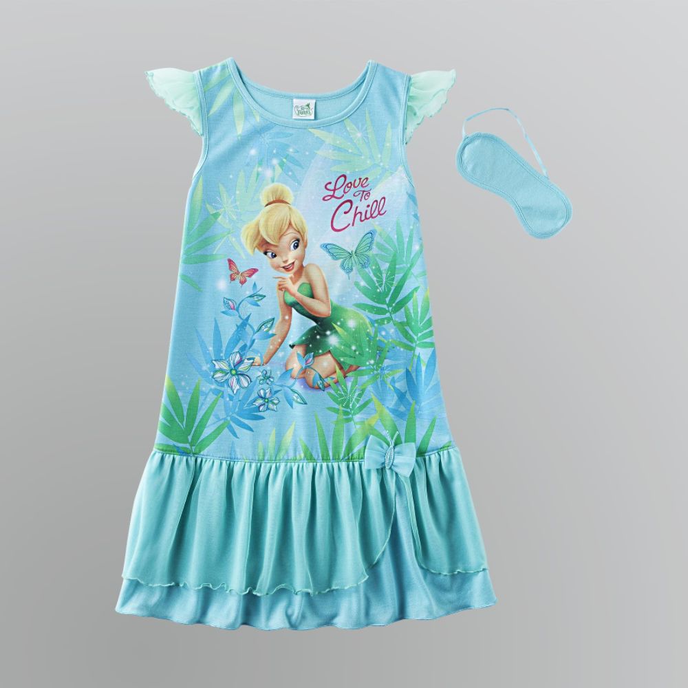 Disney Tinkerbell Girl's Sleep Gown and Mask at Kmart.com