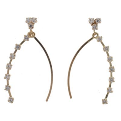 10Kt Cubic Zirconia Dangle Earring at Kmart.com