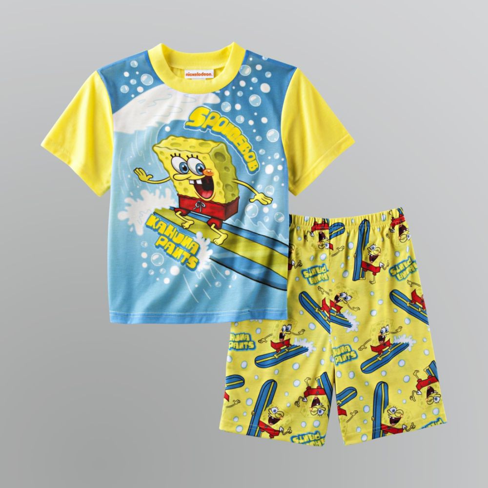 SpongeBob SquarePants Boy's Spongebob Pajama Shorts Set at Kmart.com