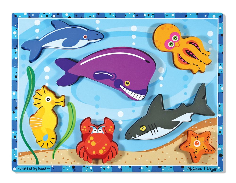Melissa & Doug Sea Creatures Chunky Puzzle at Sears.com