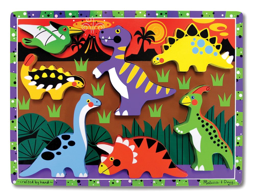 Melissa & Doug Dinosaurs Chunky Puzzle at Kmart.com
