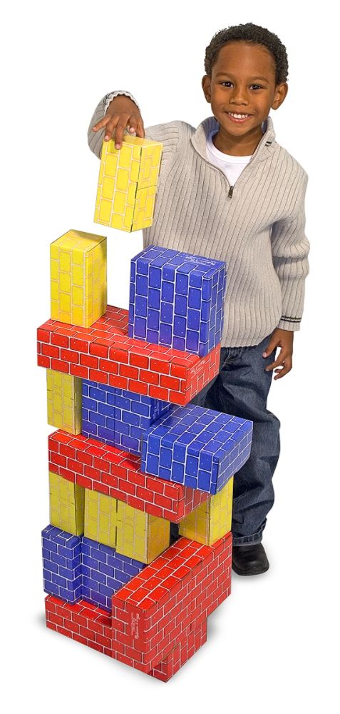 Melissa & Doug Deluxe Jumbo Cardboard Blocks (40 pc) at Kmart.com
