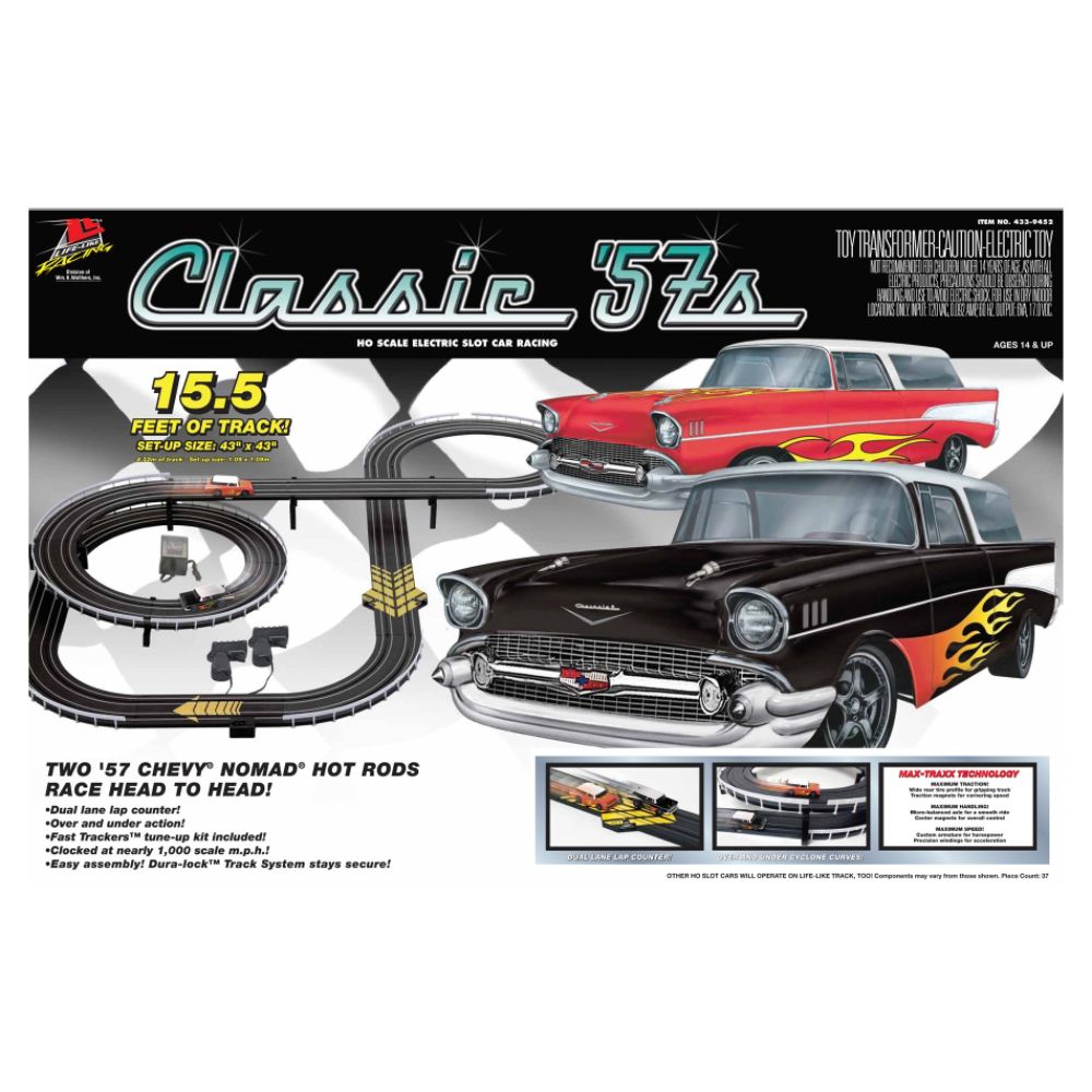 Lifelike Trains NASCAR Racing Set - Classic '57s with Two Chevy Nomad Wagons at Kmart.com