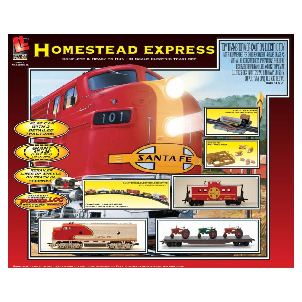 Lifelike Trains Diesel Freight Train Set - Homestead Express at Kmart.com