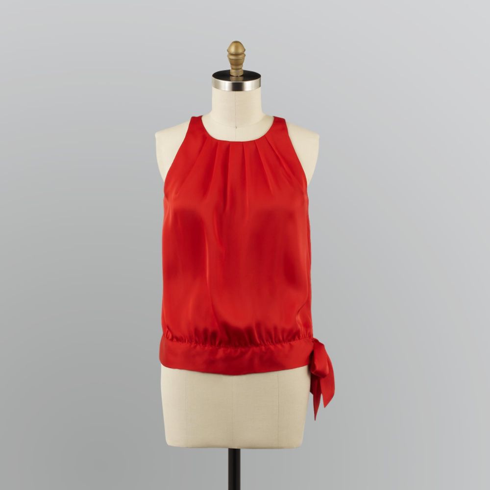 Apostrophe Women's Satin Sleeveless Blouse at Sears.com