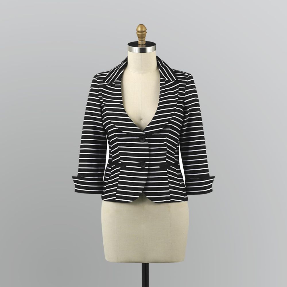 Apostrophe Women's Bold Striped Blazer at Kmart.com