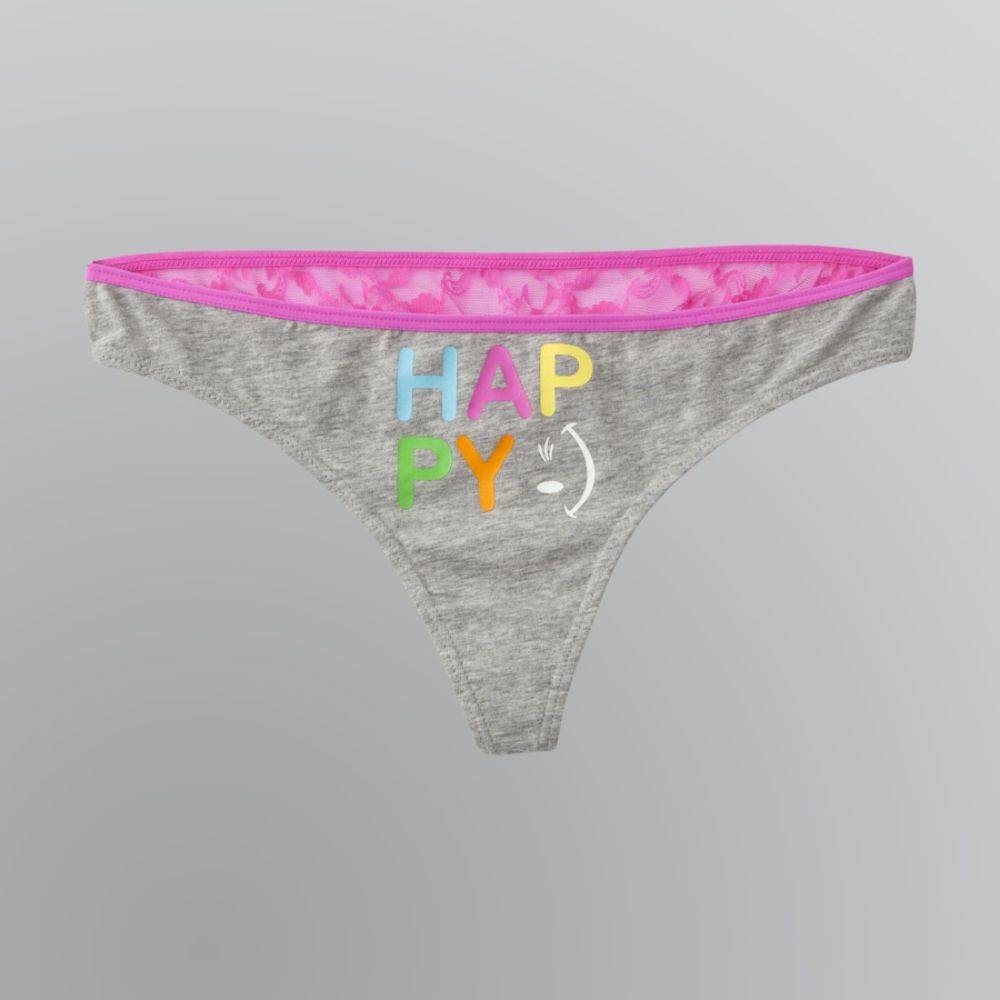 Joe Boxer Women's Lace Back Cotton Thong at Kmart.com