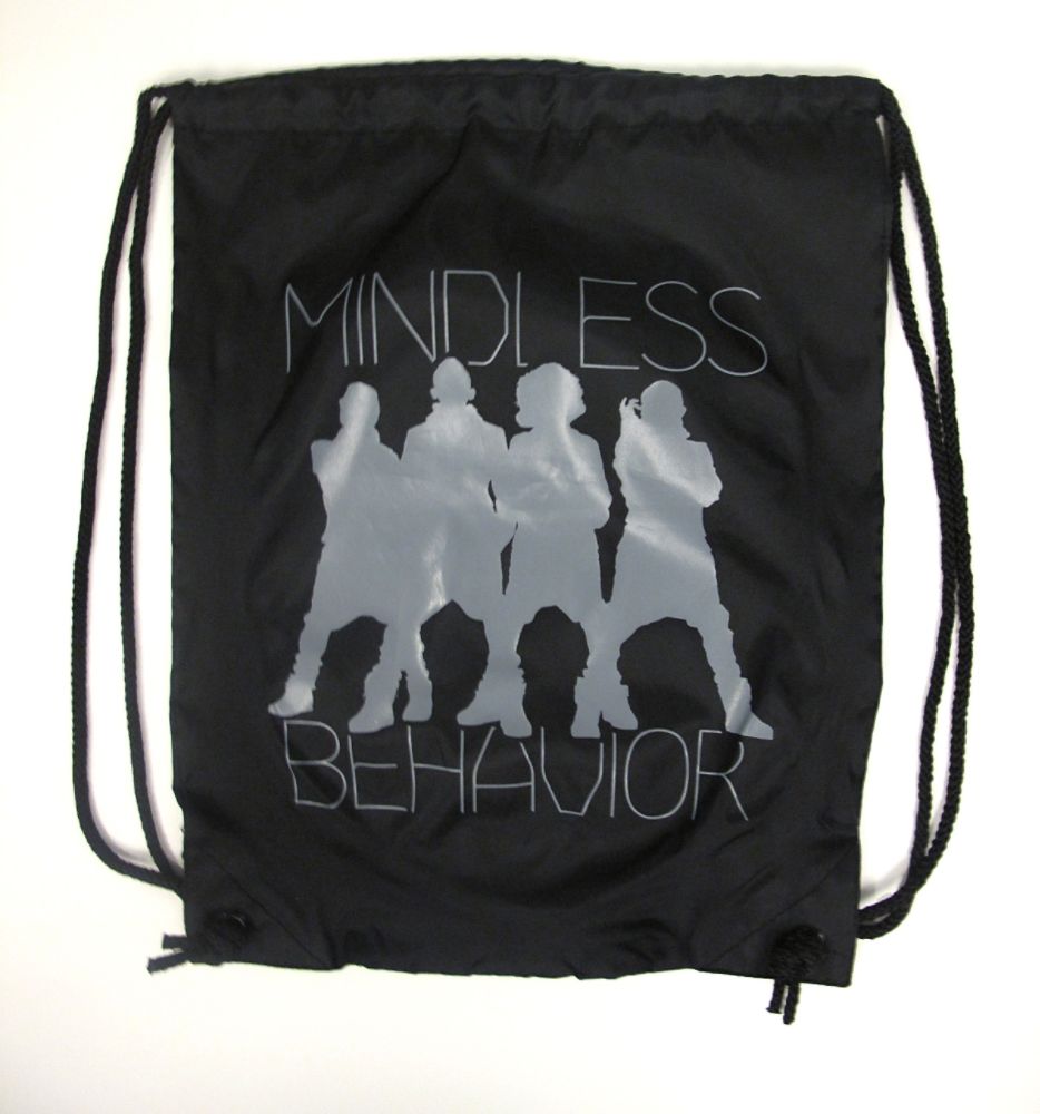 Mindless Behavior Girls Drawstring Shoulder Bag Themed Black at Kmart.com