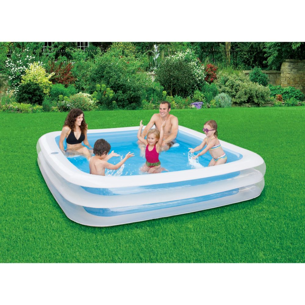 ClearWater Deluxe Square Family Pool 90"x 90"x 18" at Kmart.com