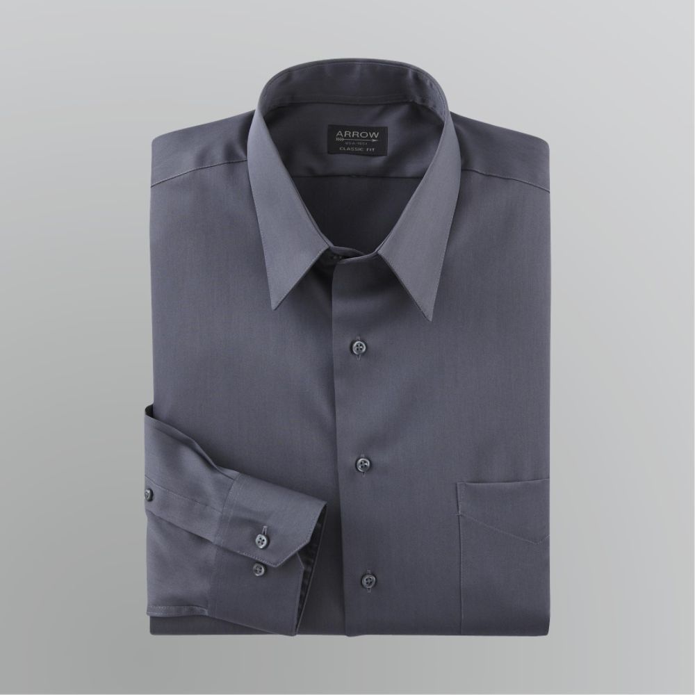 Arrow Men's Classic Fit Sateen Dress Shirt at Sears.com