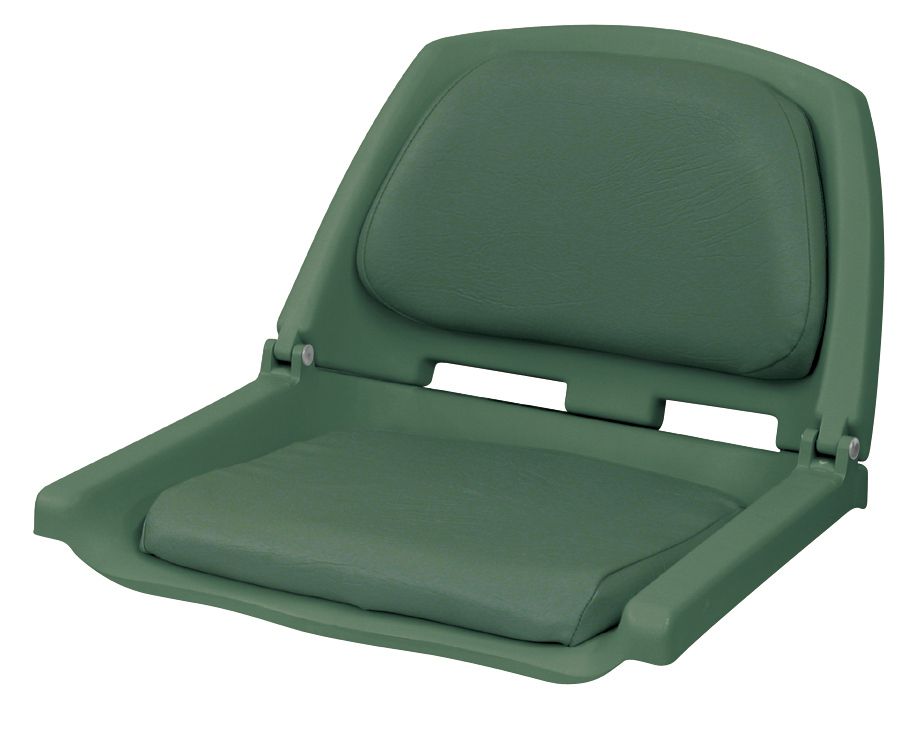Wise Injection Molded Folding Boat Seat w Seat Cushions