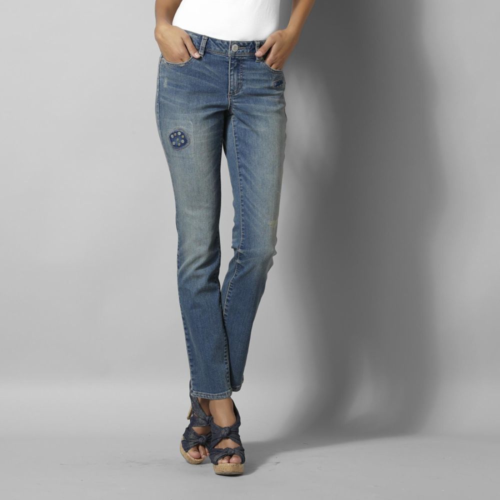 Route 66 Women's Skinny Destructed Jeans at Kmart.com