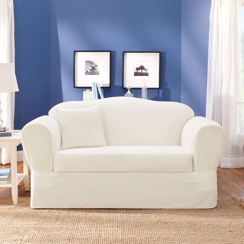 Sure Fit Inc TWILL SUPREME SOFA SLIPCOVER at Sears.com