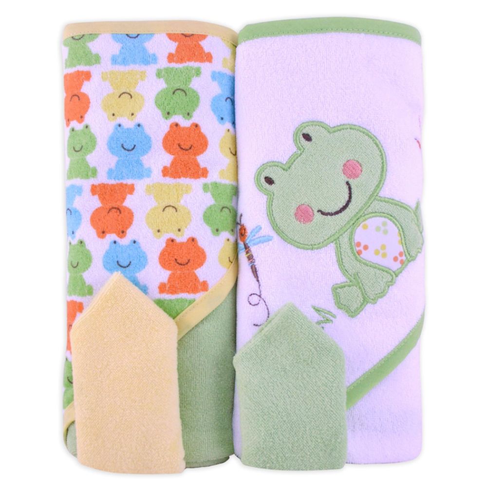 Cuddletime 2 Pack Washcloth and Towel Set