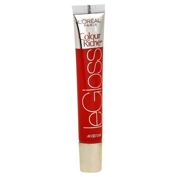 L'Oreal Color Riche Lipgloss, LeGloss, Red Ravishing 157, 0.4 oz (12 ml) at Kmart.com