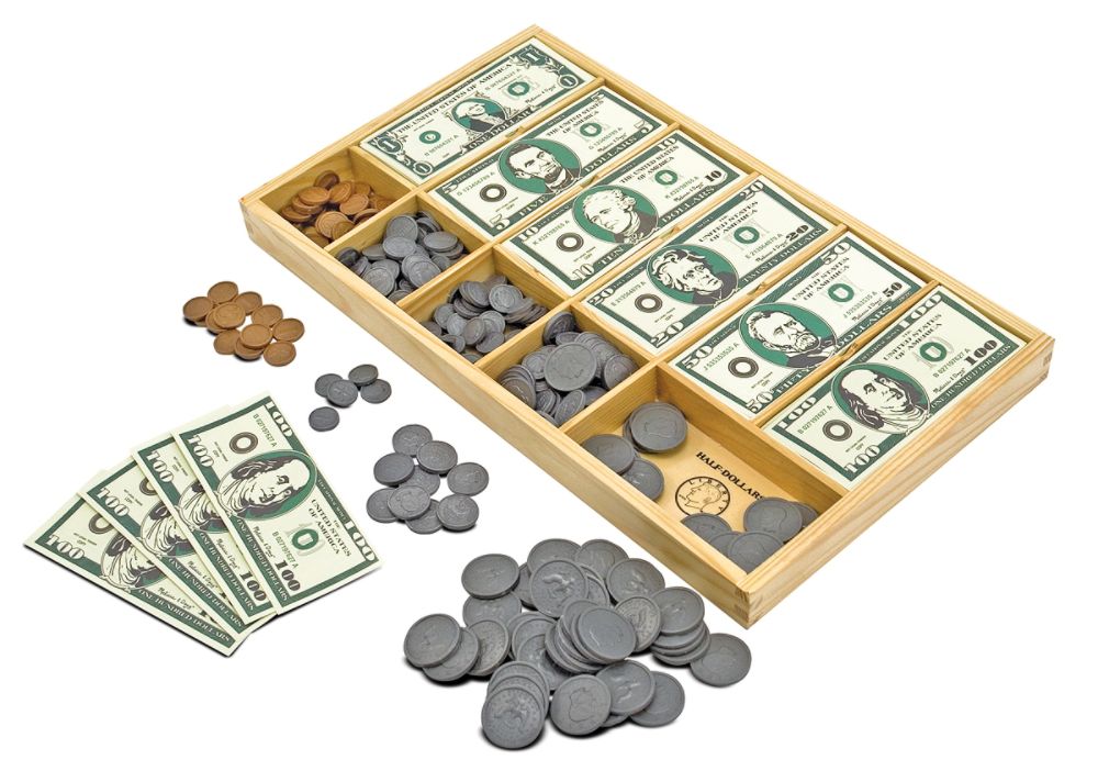 Melissa & Doug Play Money Set Children's Toys