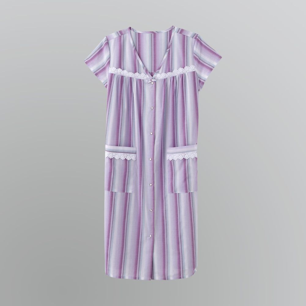 Pink K Women's Cotton Snap Front Duster at Kmart.com