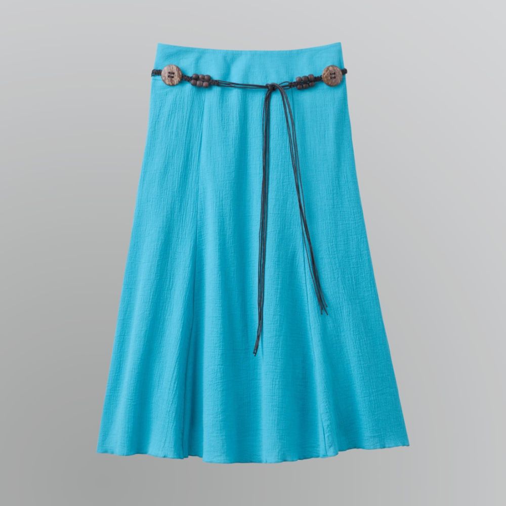 Laura Scott Women's Belted Crinkle Skirt at Sears.com