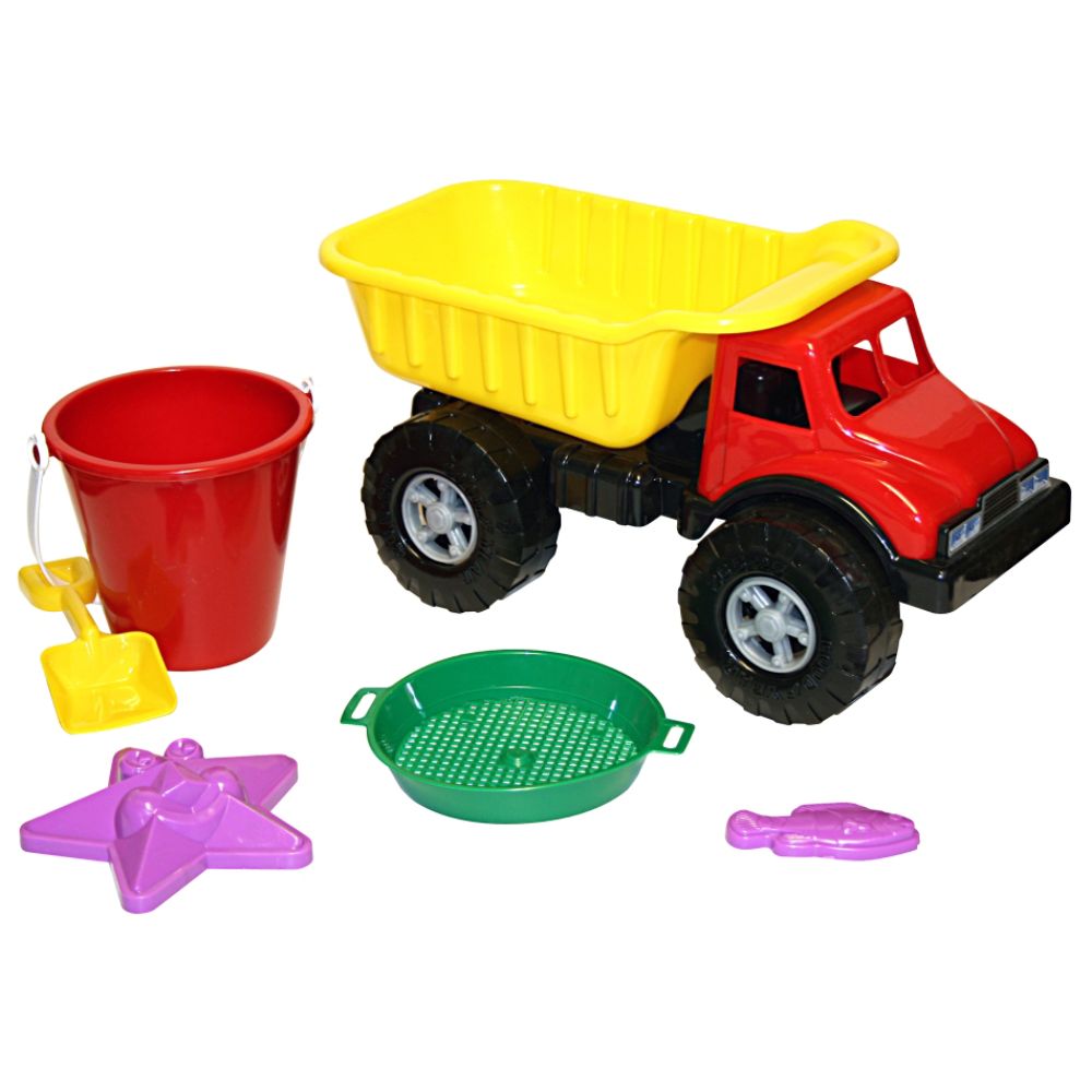 American Plastic Toys 6 Pc. Dump Truck of Beach Toys at Kmart.com