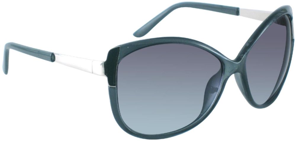 Apostrophe Womens Ovesized Sunglasses Milky Teal
